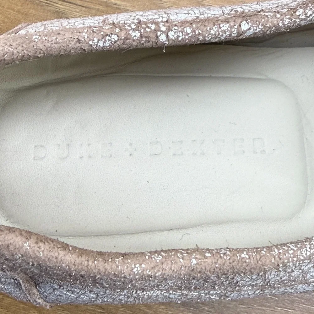 Duke Dexter Penny Loafers UK 9 US 10 Crackled Distressed‎ Suede Made Different